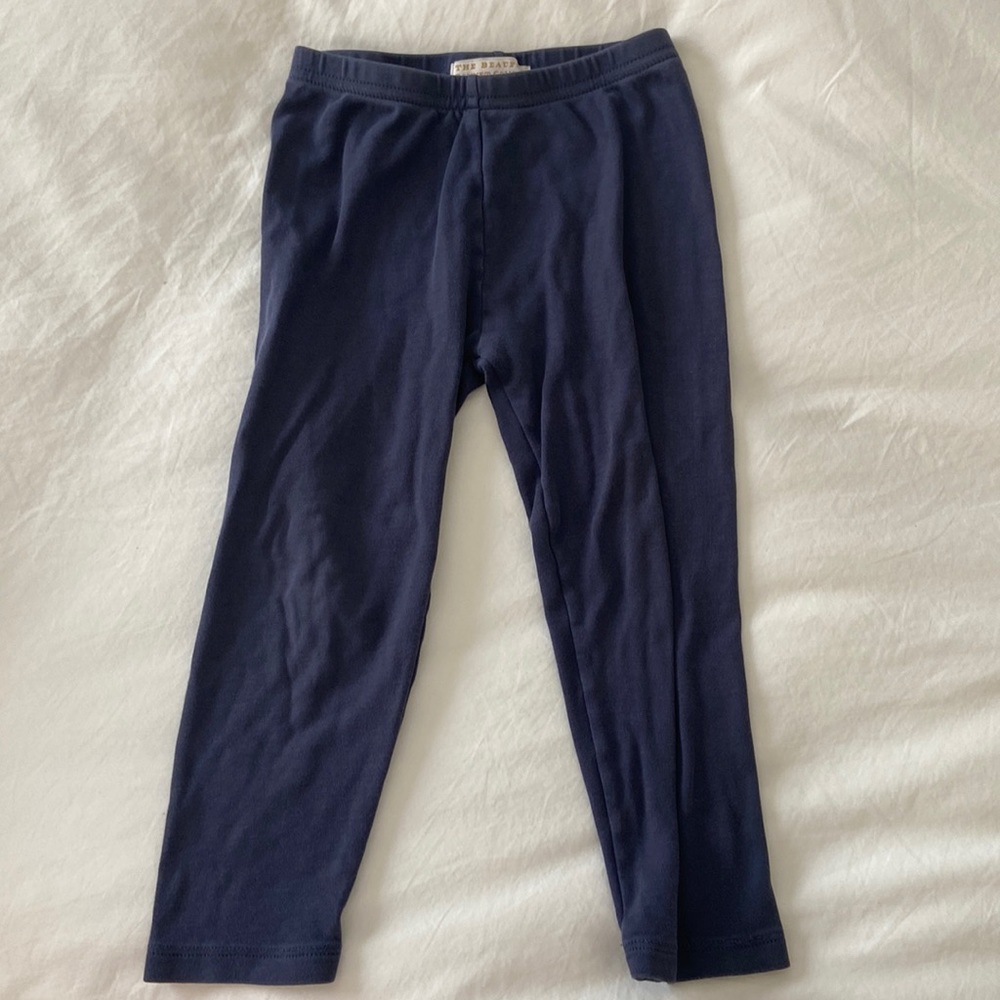 TBBC 3T navy Pima cotton leggings VGUC
